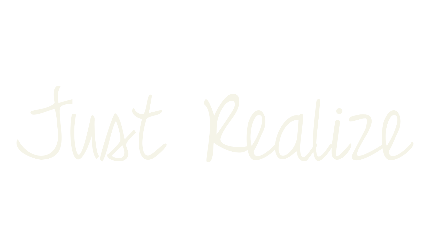 Just Realize, fashion script font preview