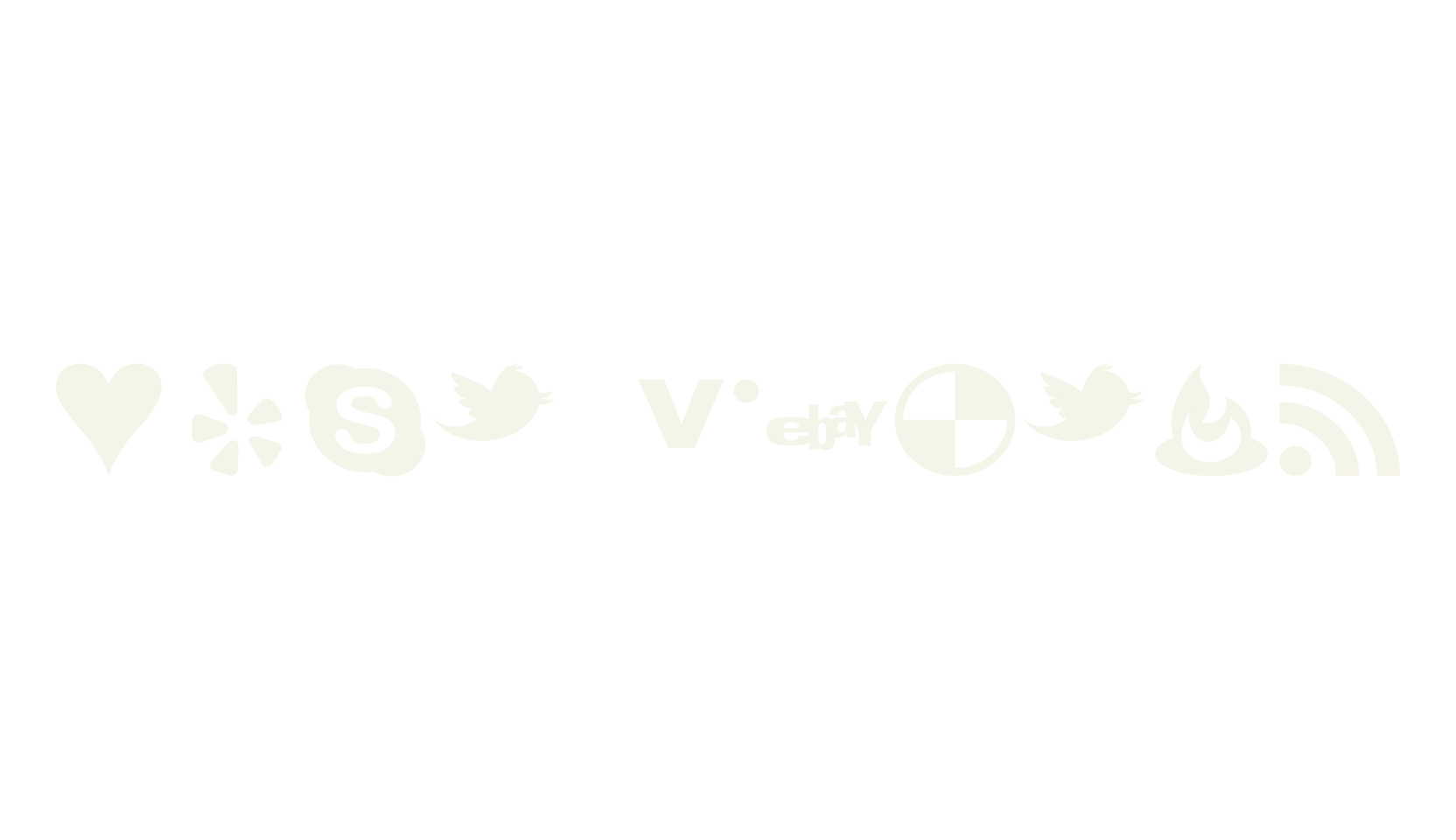 Just Vector, social media font preview