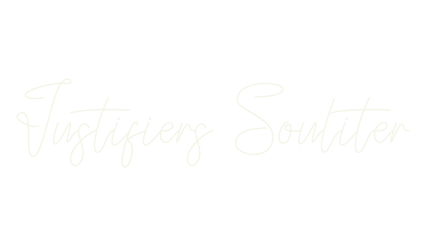 Justifiers Souliter, thin font preview