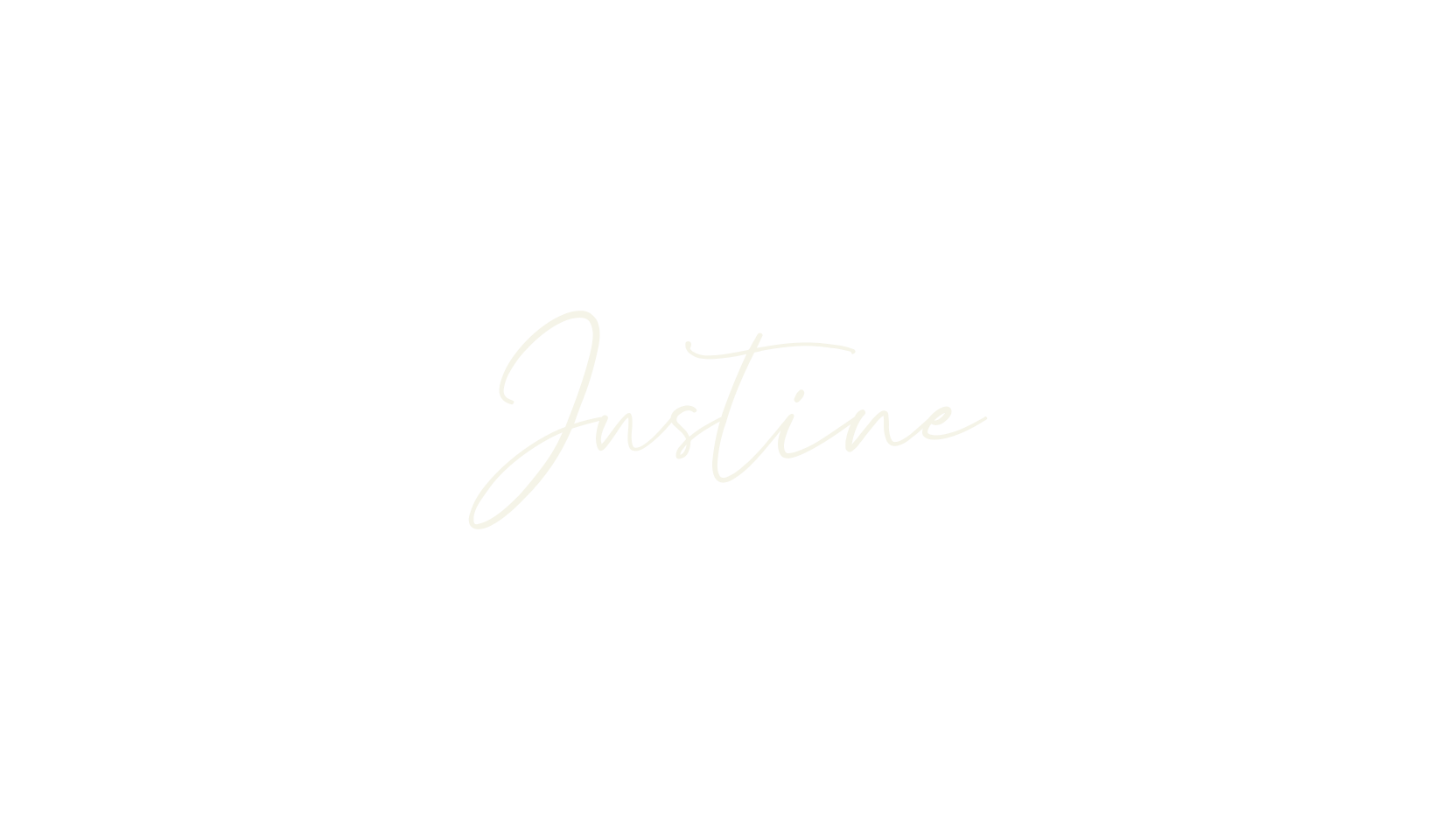 Justine, handwriting font preview