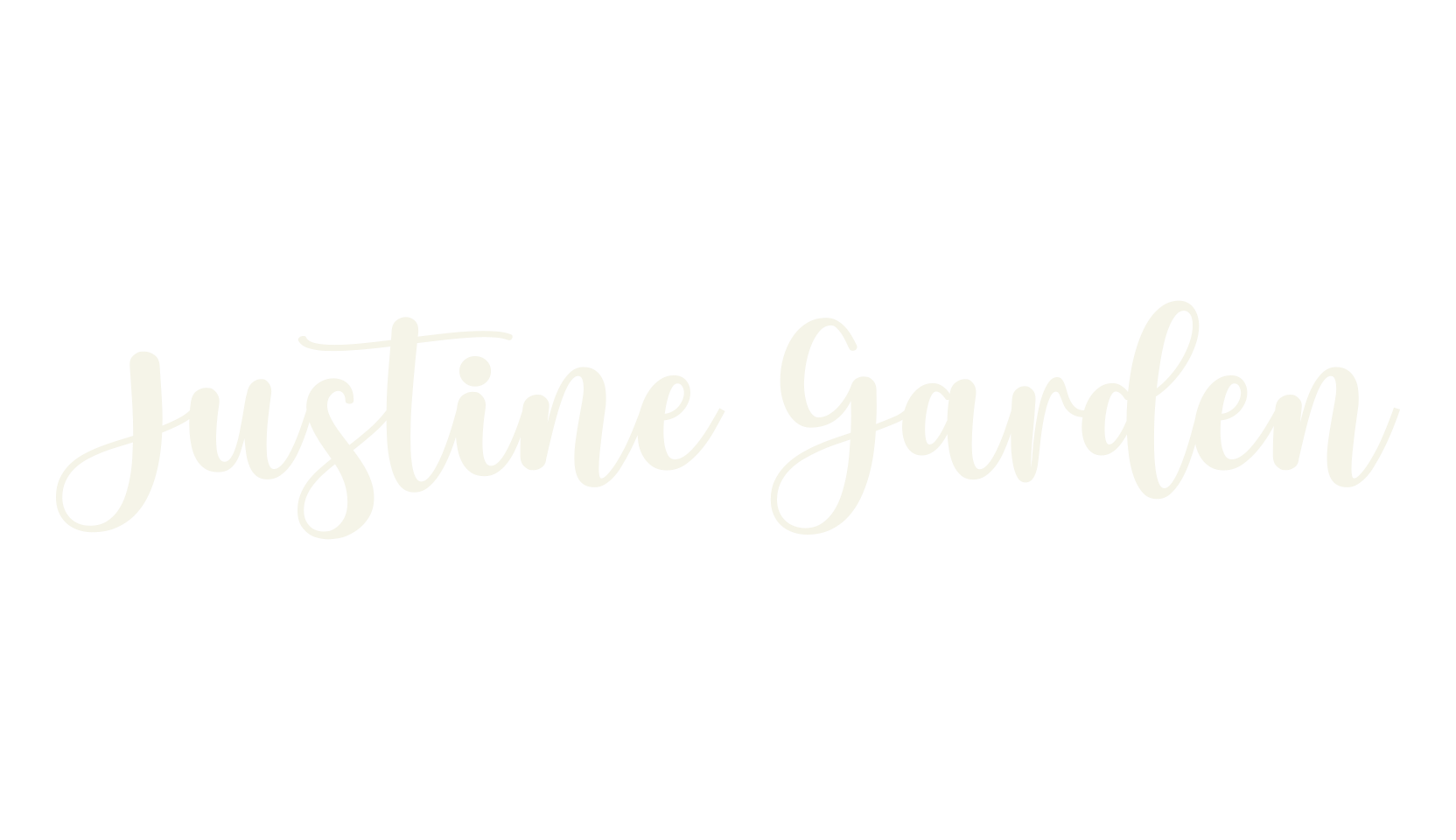 Justine Garden, calligraphy font preview
