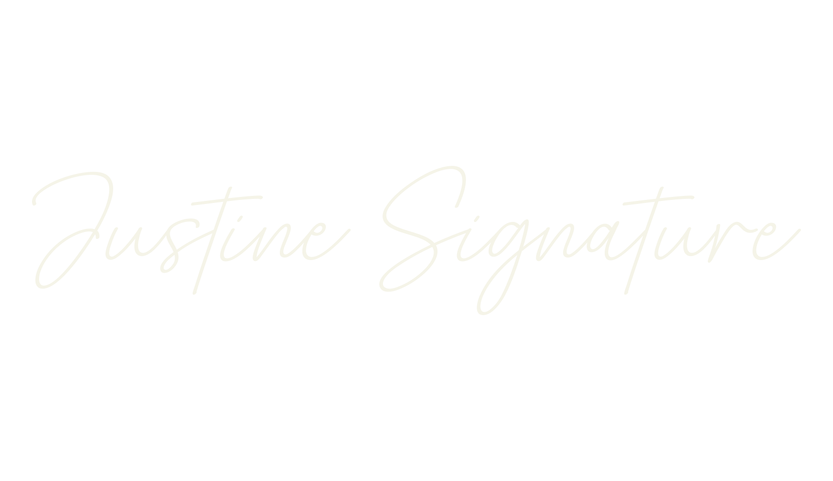 Justine Signature, signature font preview