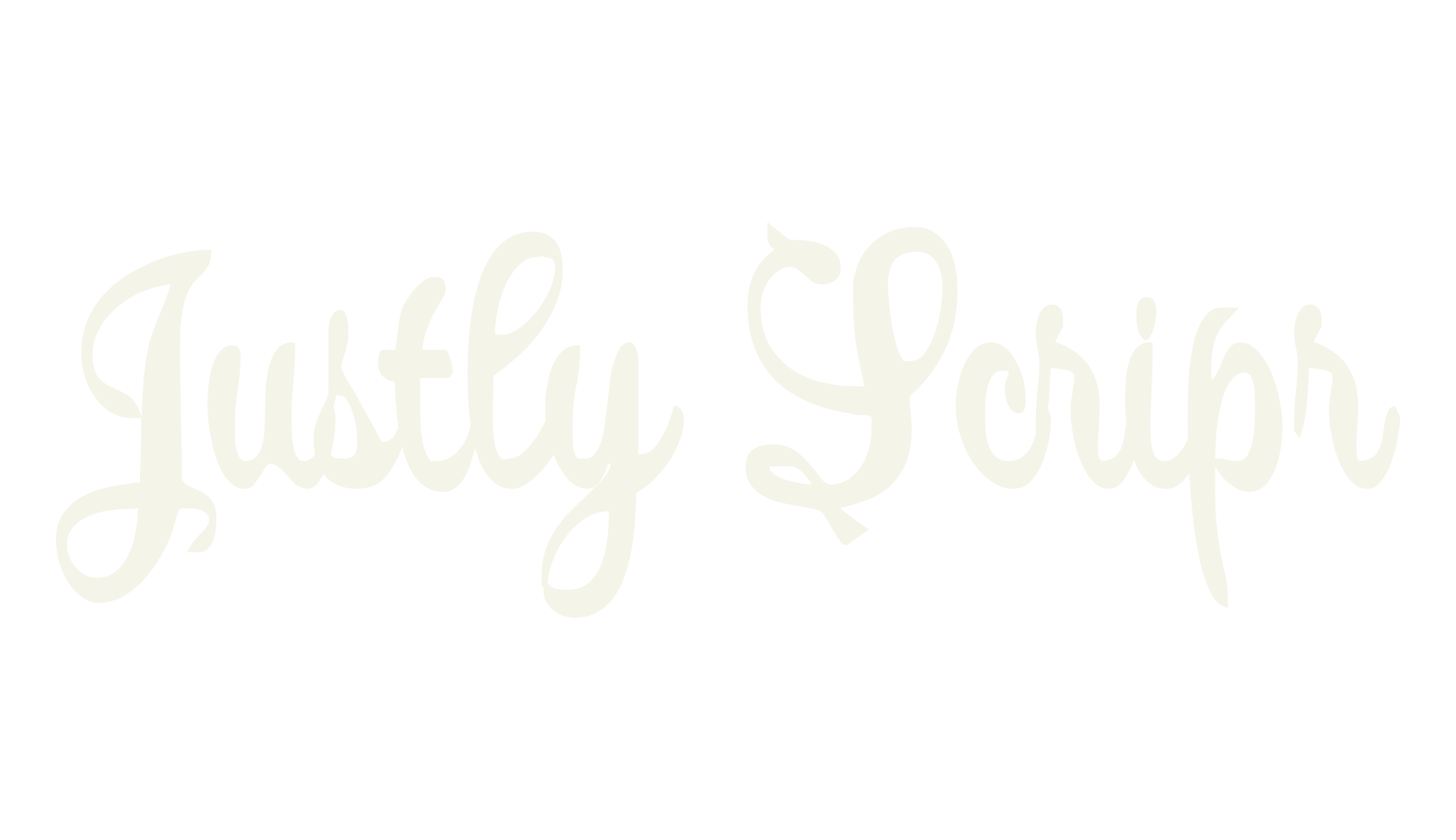 Justly Scripr, handwriting font preview