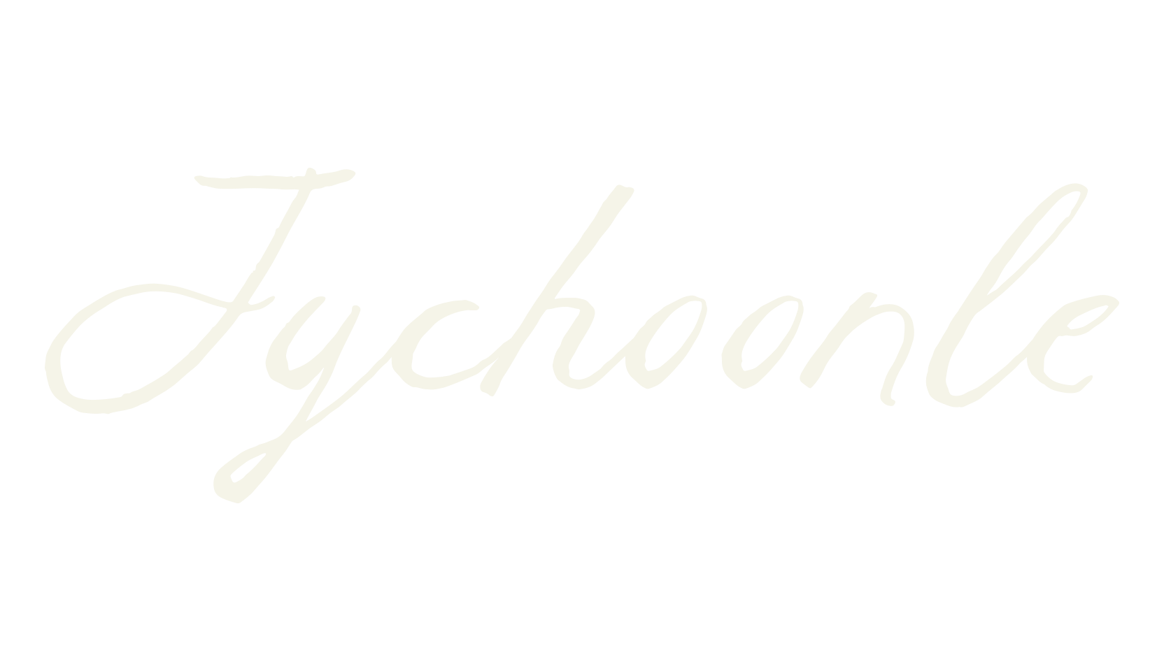 Jychoonle, script font preview