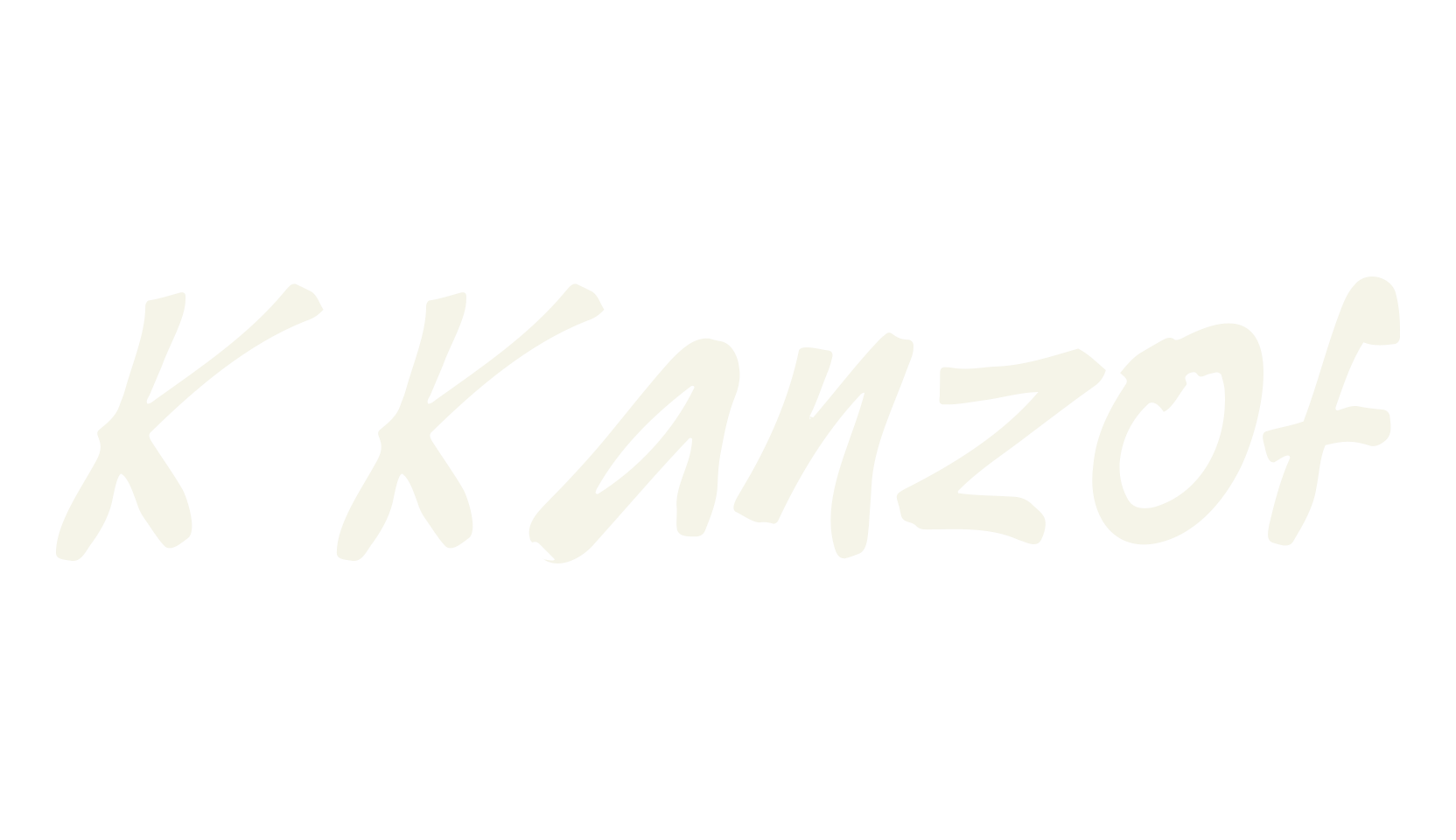 K Kanzof, lettering font preview