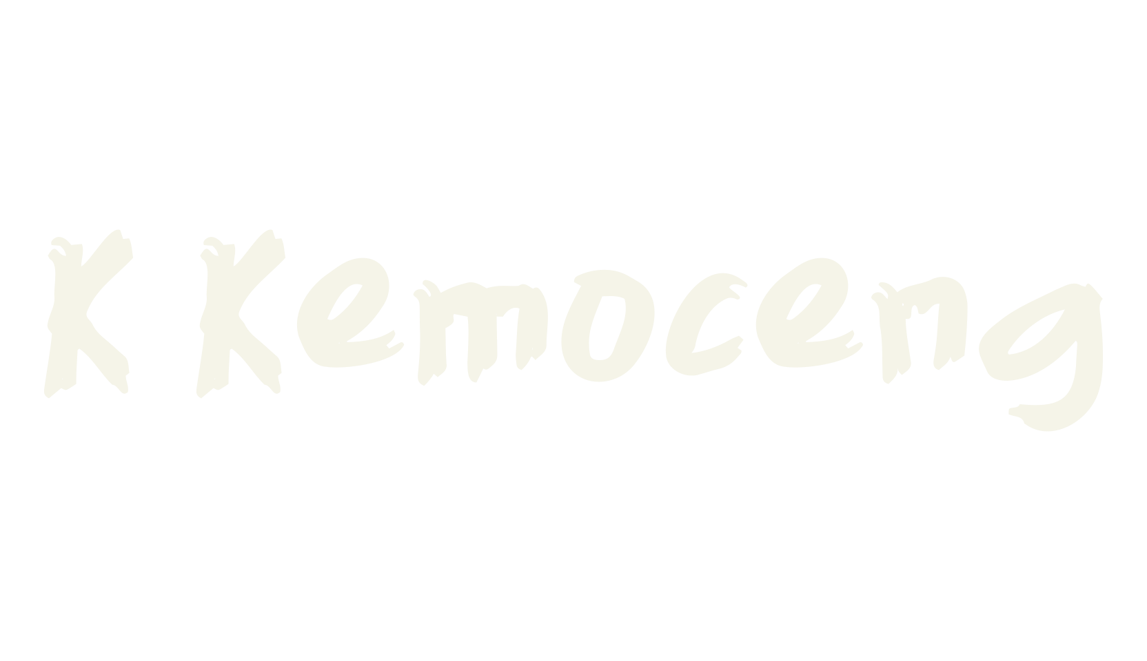 K Kemoceng, cool font preview