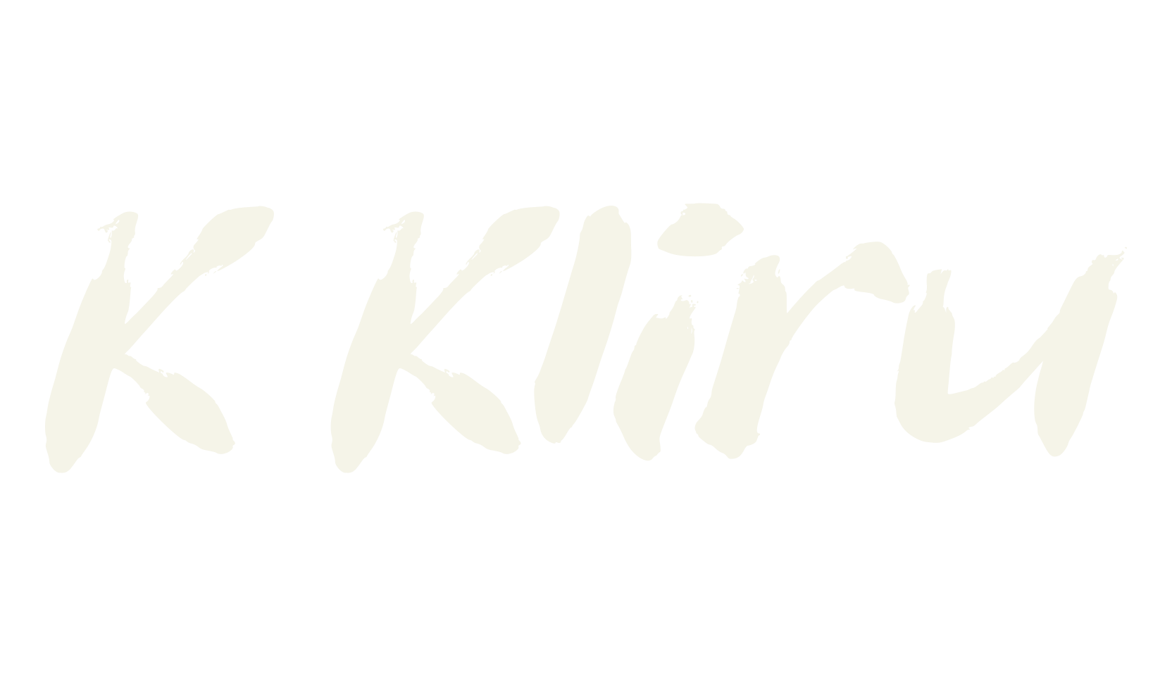 K Kliru, asian font preview