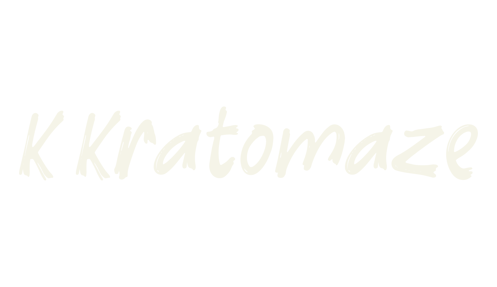 K Kratomaze, cool font preview