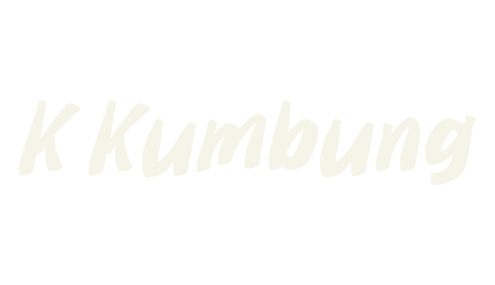 K Kumbung, fashion sign font preview