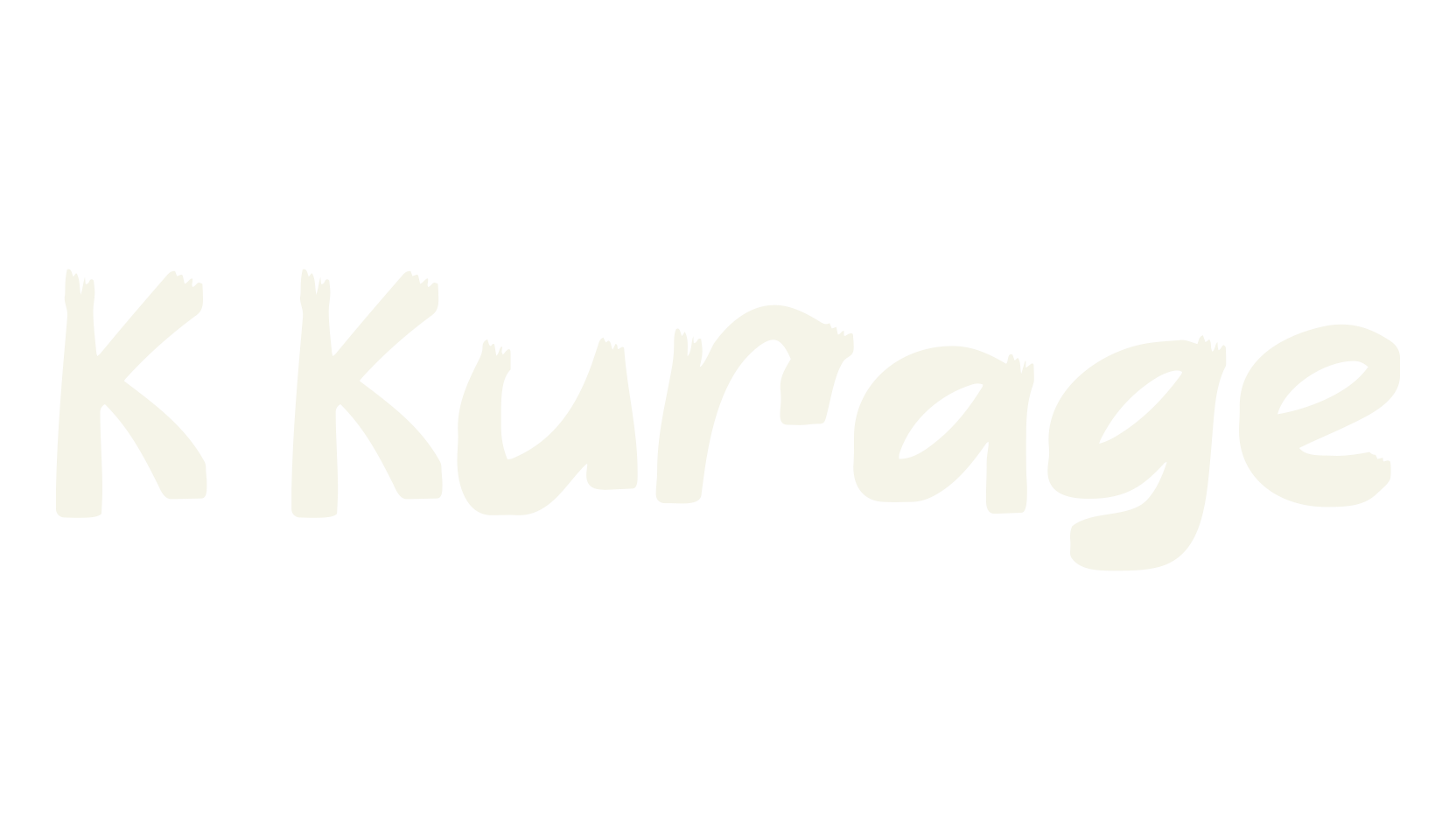 K Kurage, fashion sign font preview