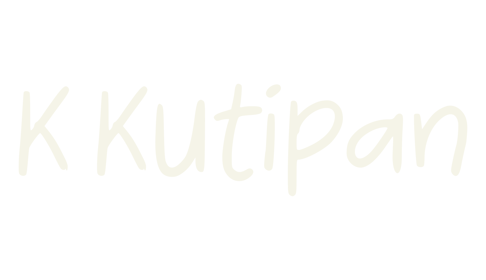 K Kutipan, cool font preview