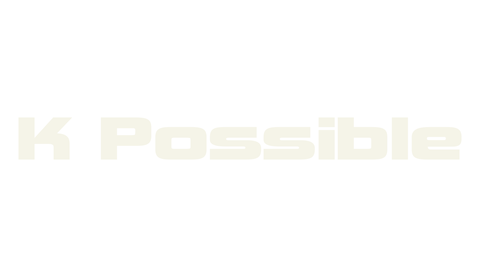 K Possible, display market font preview
