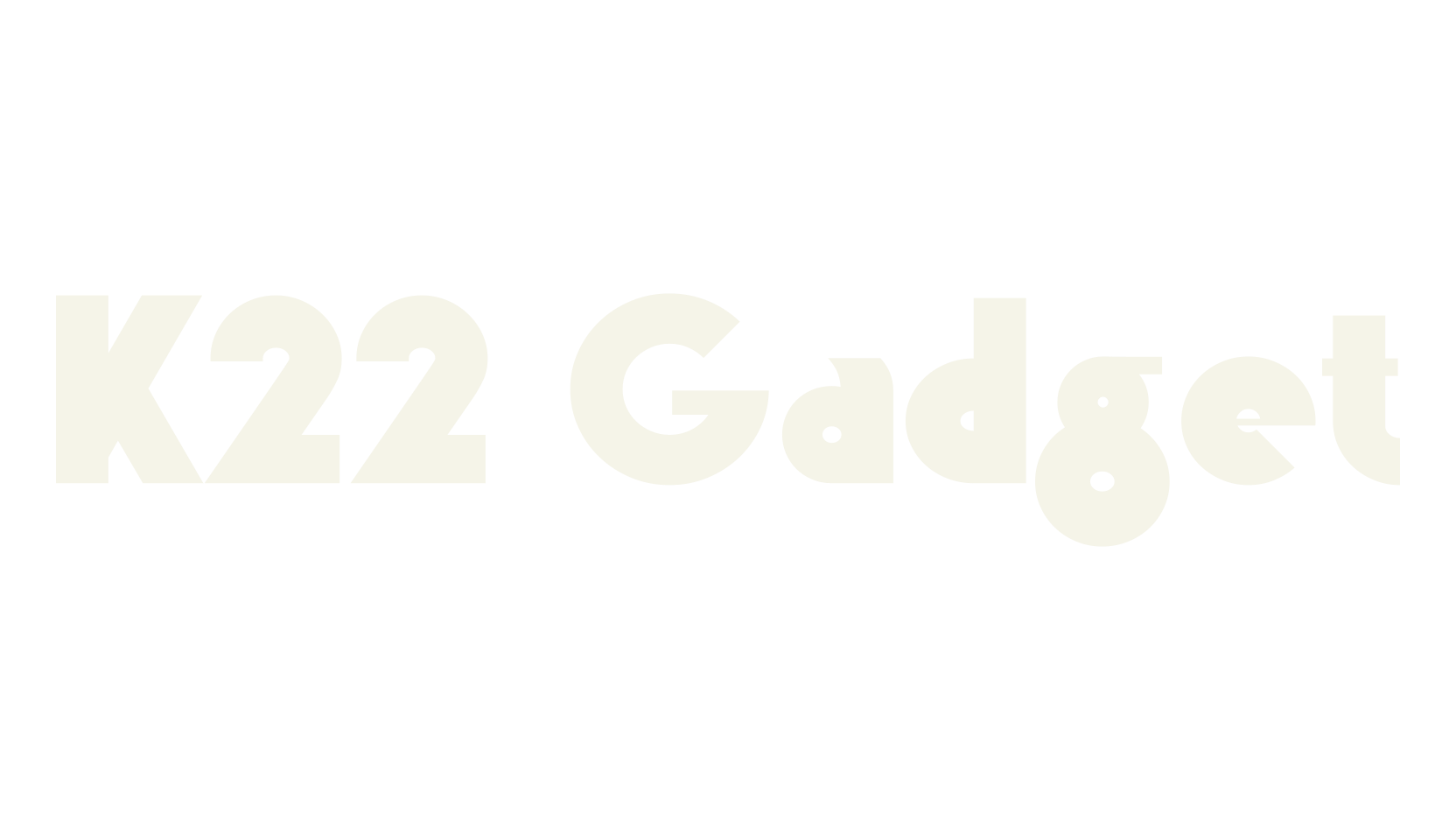K22 Gadget, sans serif font preview