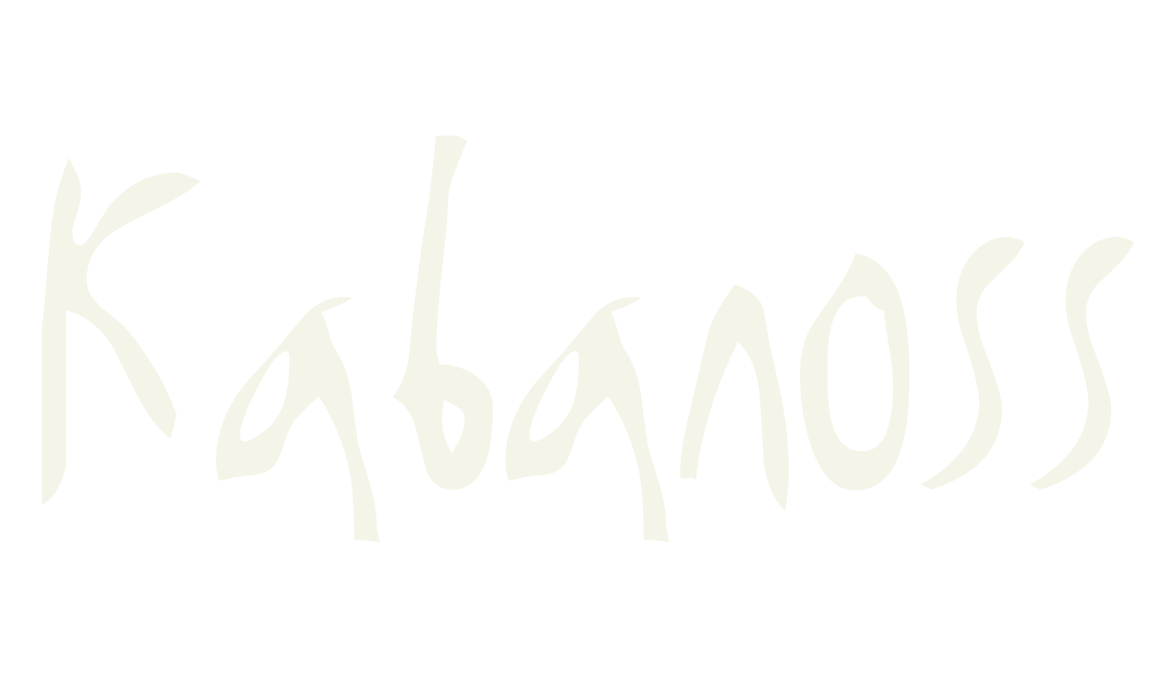 Kabanoss, handwritten font preview