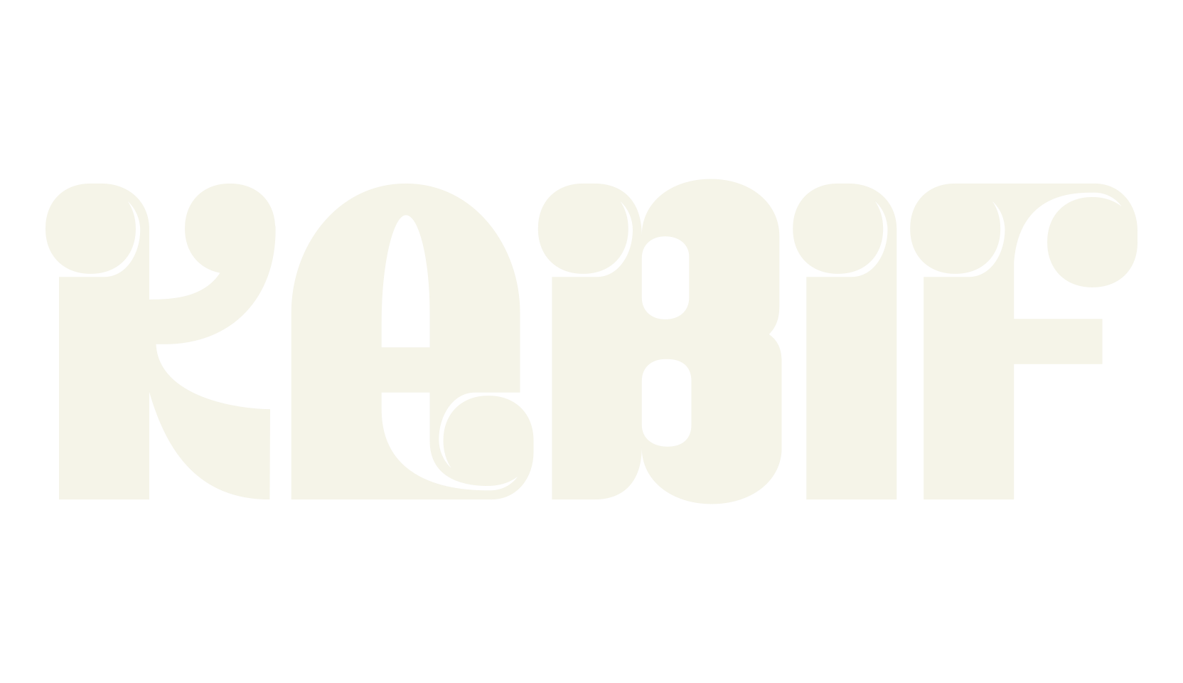 KABIF, groovy font preview