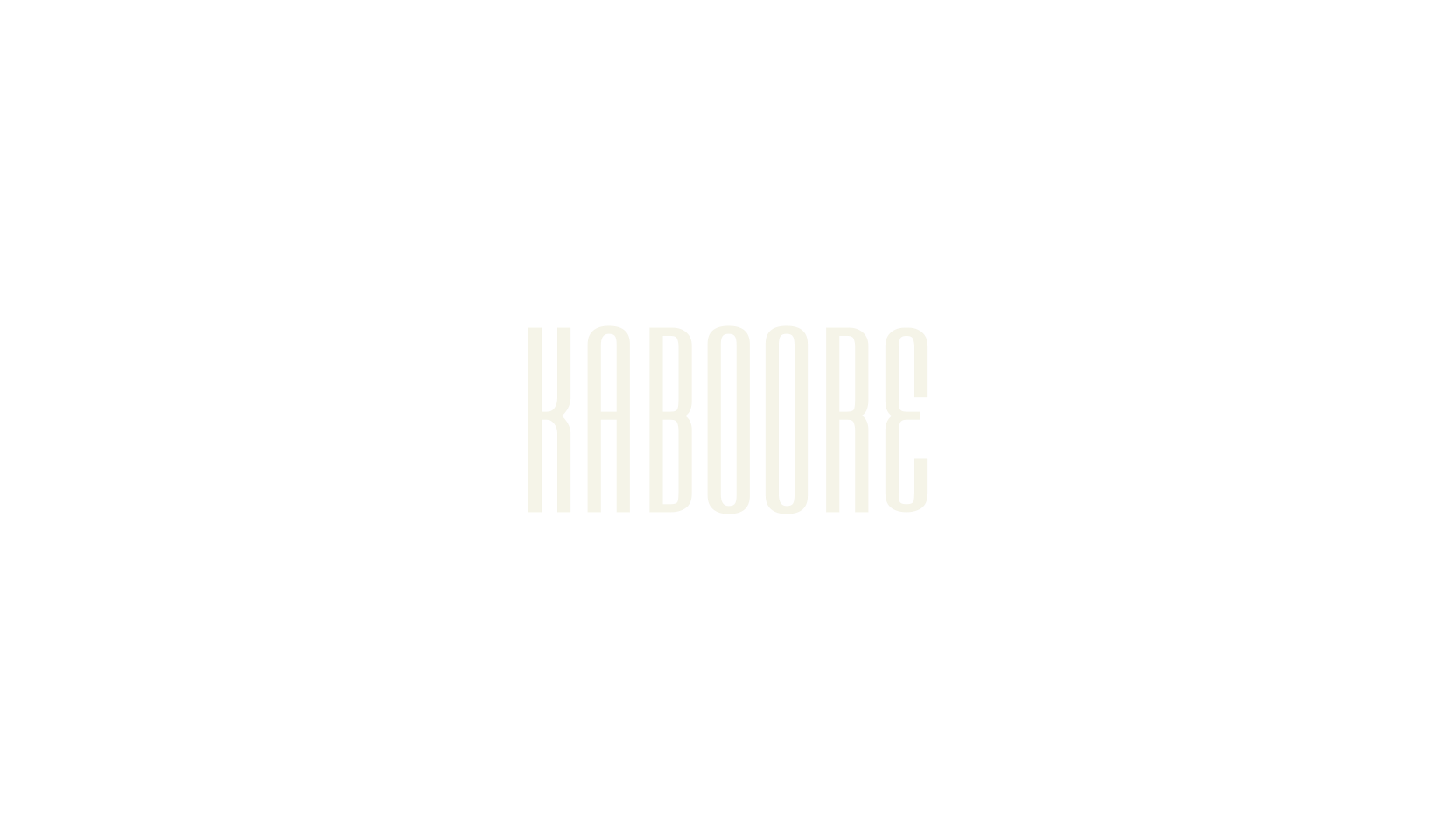 KABOORE, condensed font preview
