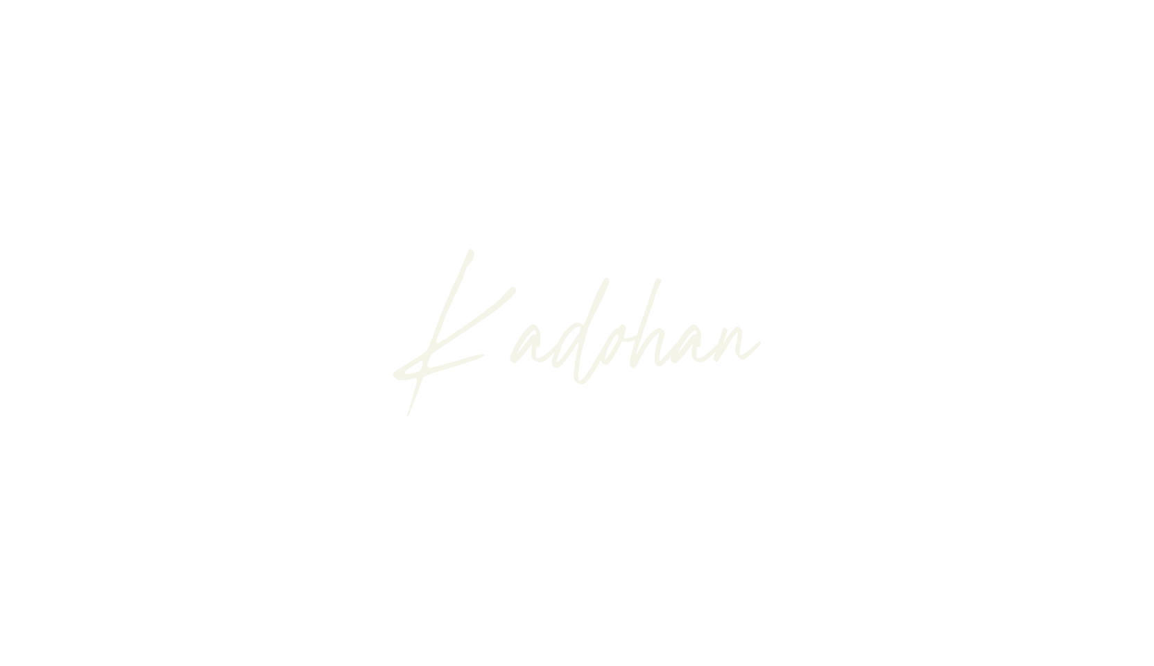 Kadohan, handwriting font preview
