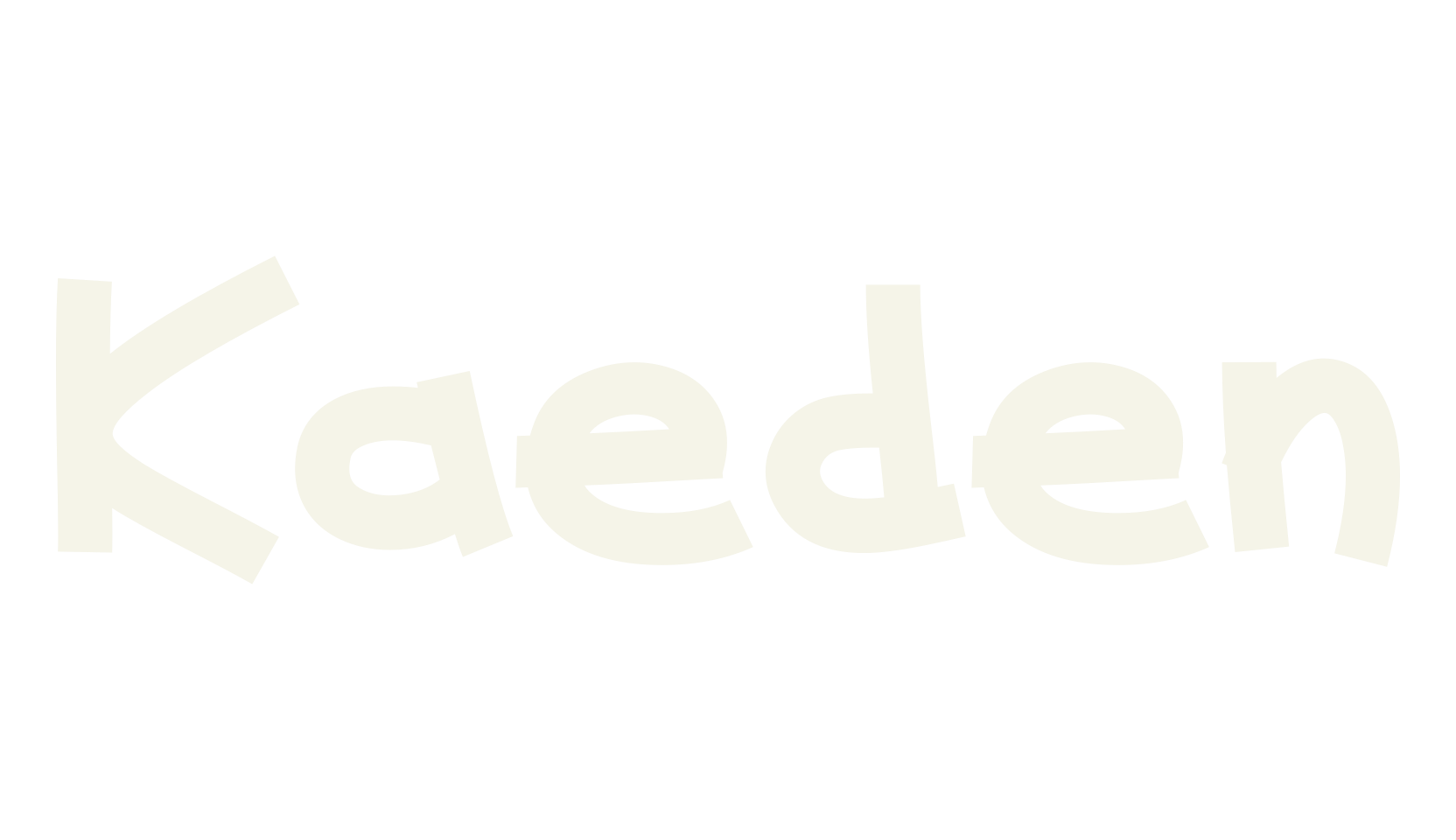 Kaeden, cartoon font preview