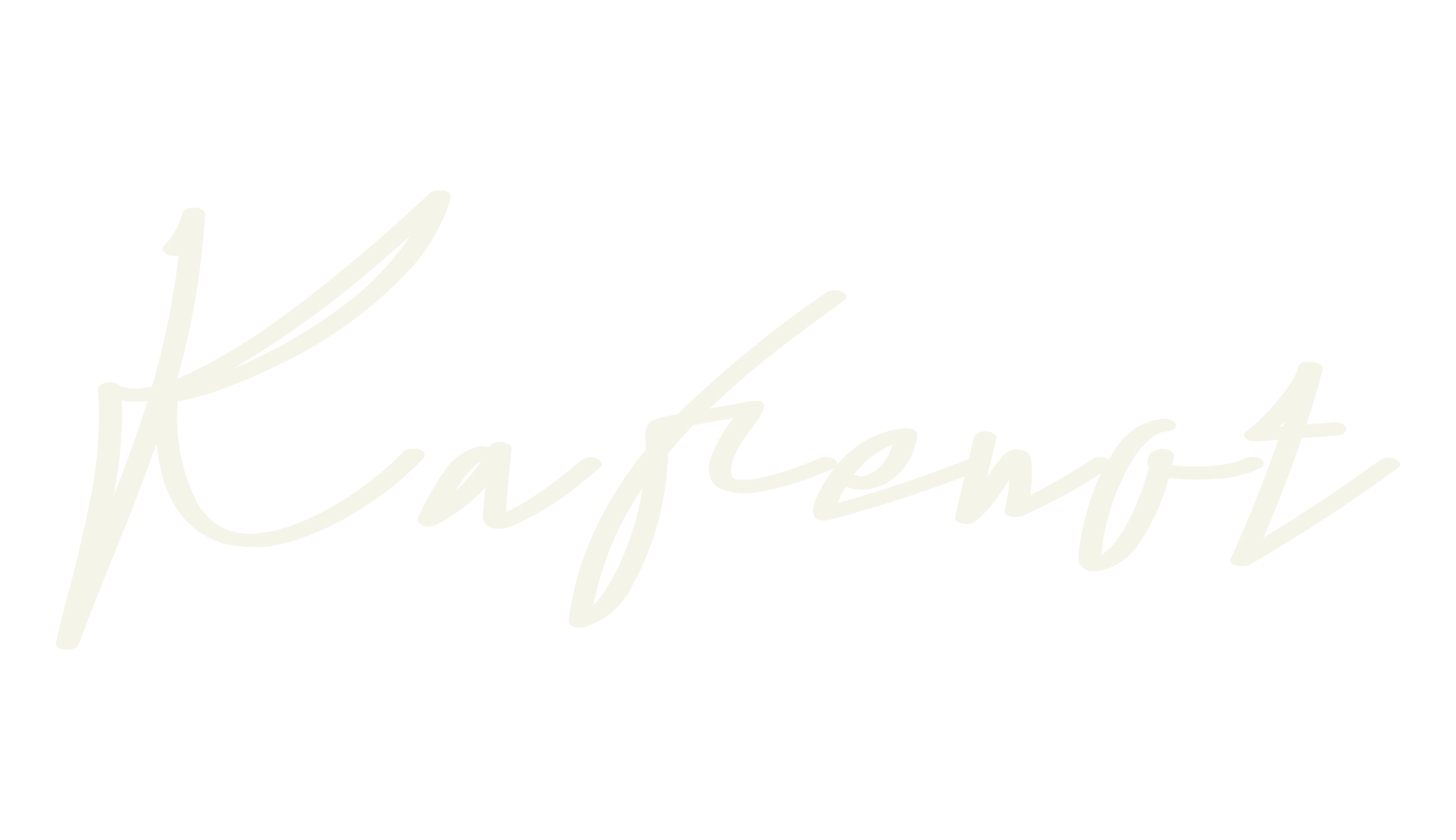 Kafenot, signature font preview