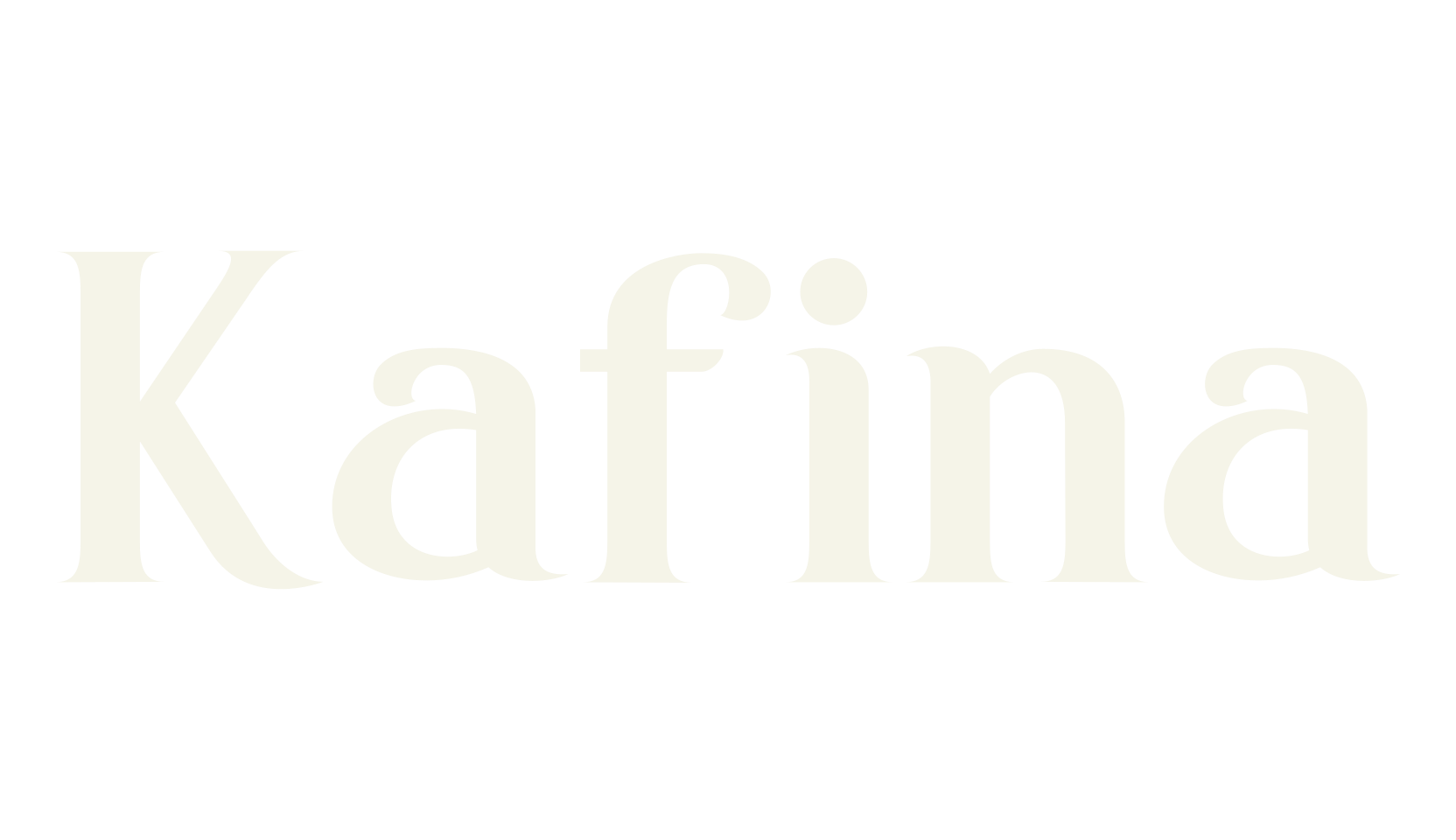 Kafina, fashion sign font preview