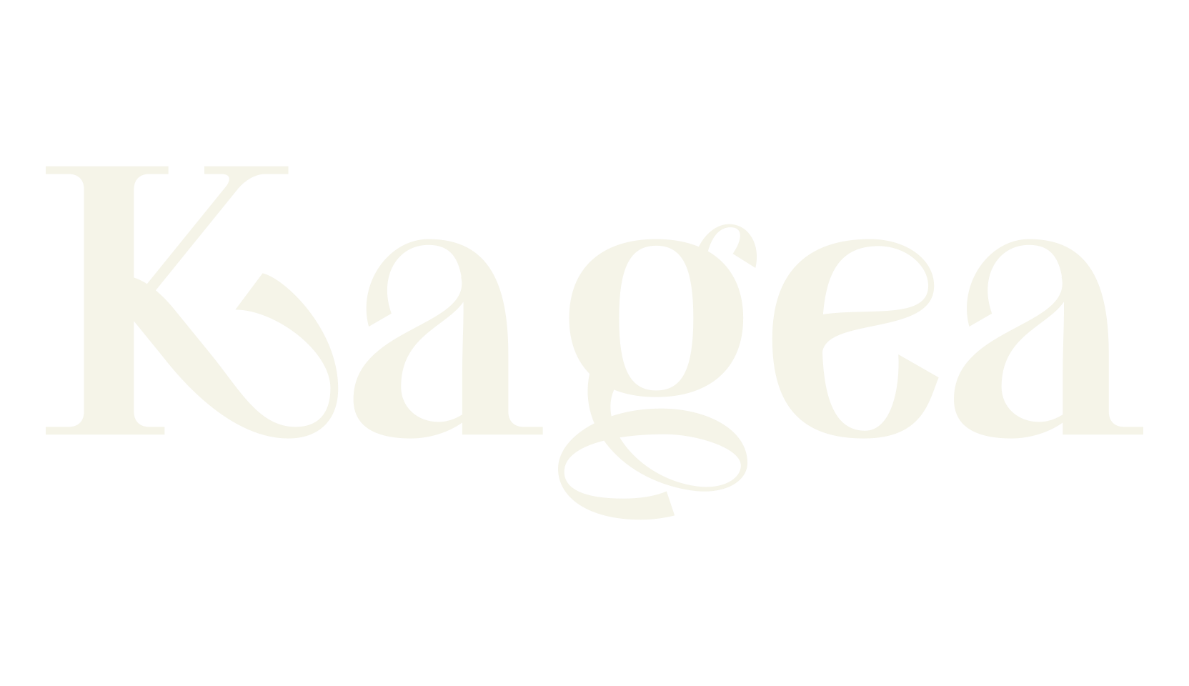 Kagea, lettering font preview