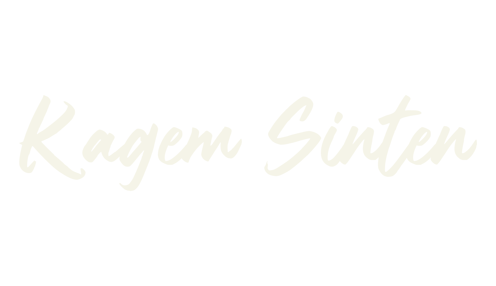 Kagem Sinten, signature font preview