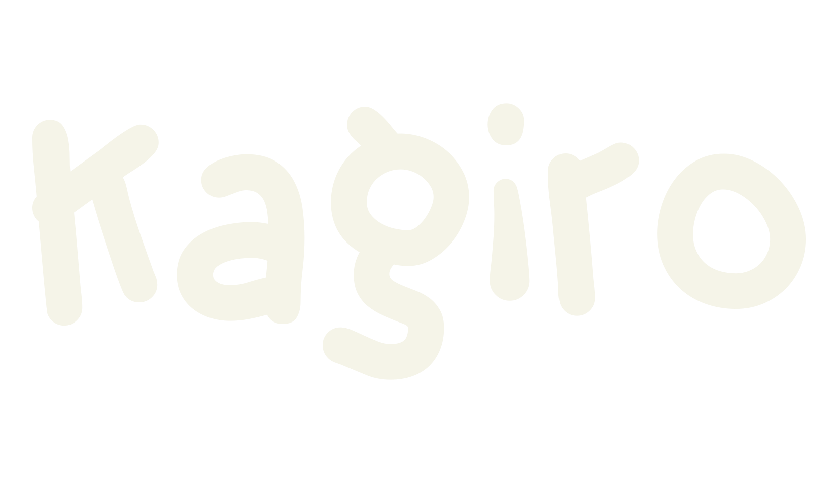 Kagiro, handwriting font preview