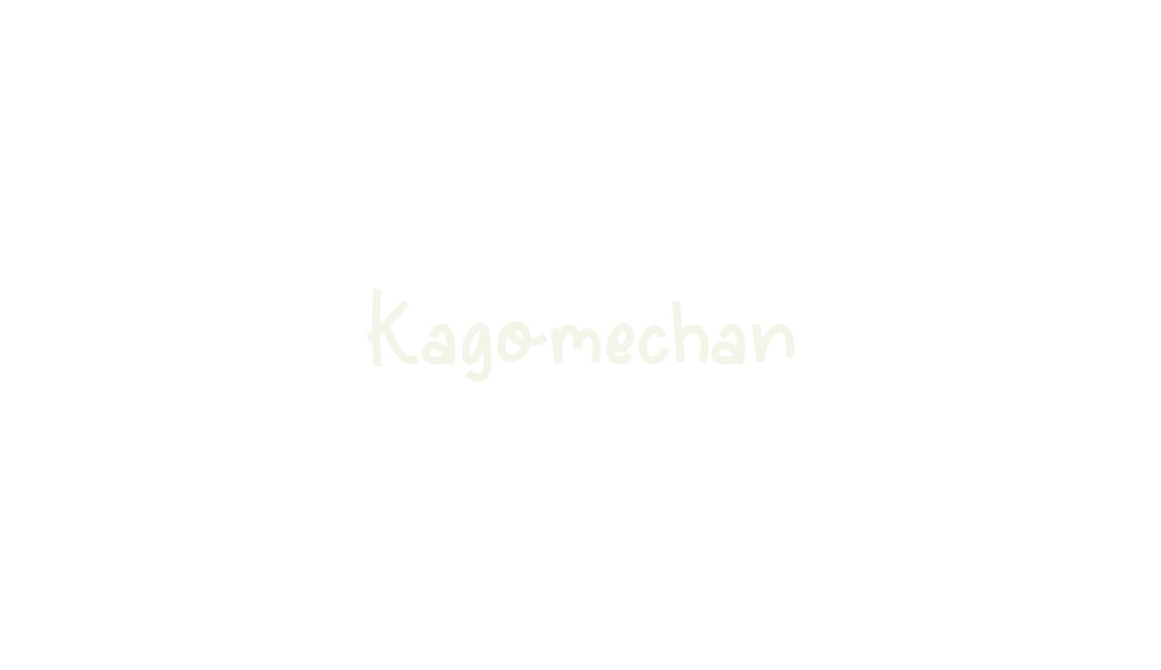 Kagomechan, chalk font preview