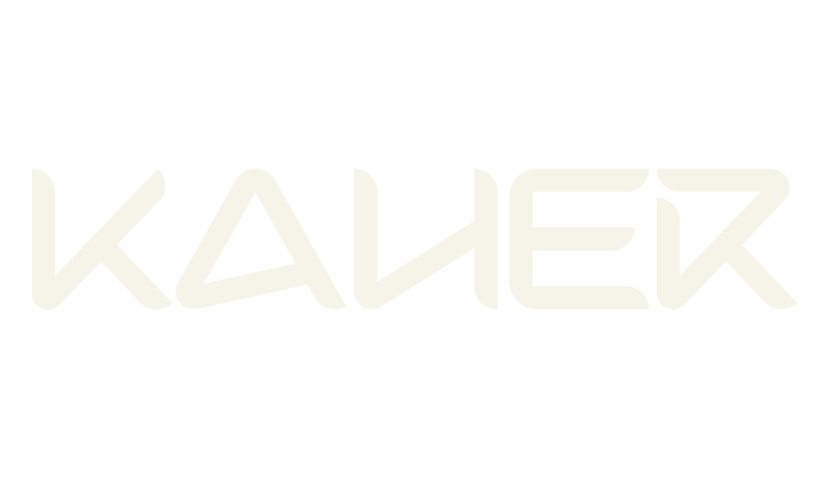 Kaher, modern font preview