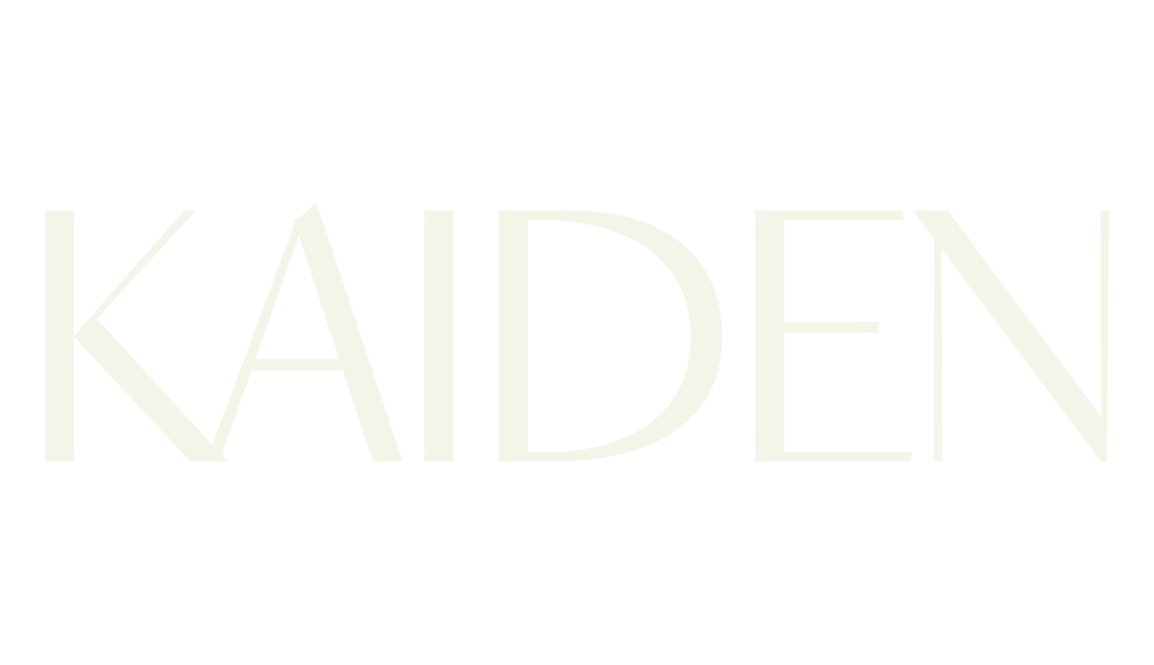 KAIDEN, sans serif font preview