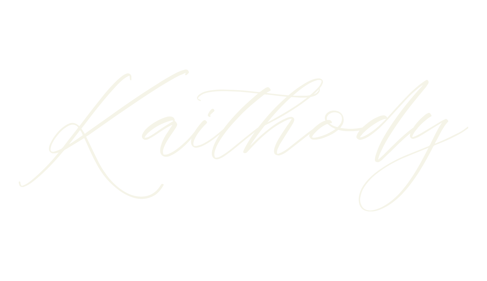 Kaithody, calligraphy font preview