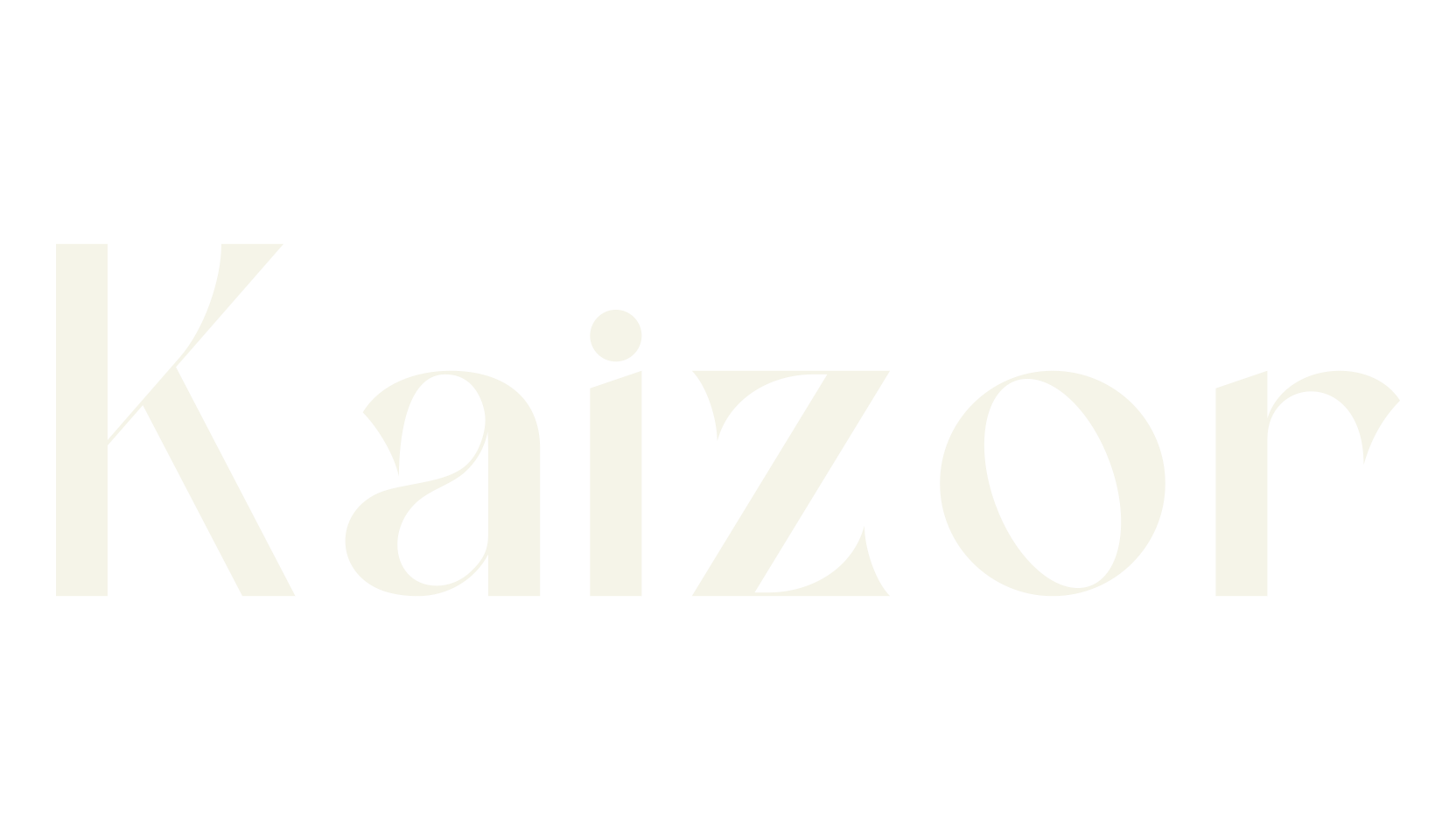 Kaizor, letter font preview