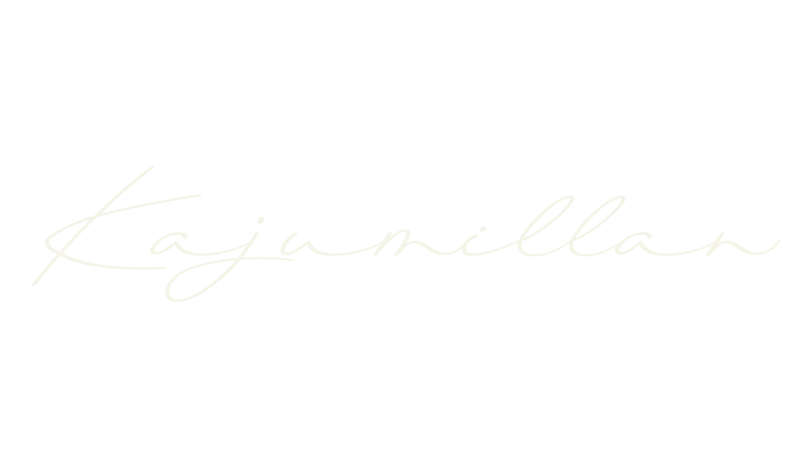 Kajumillan, signature font preview