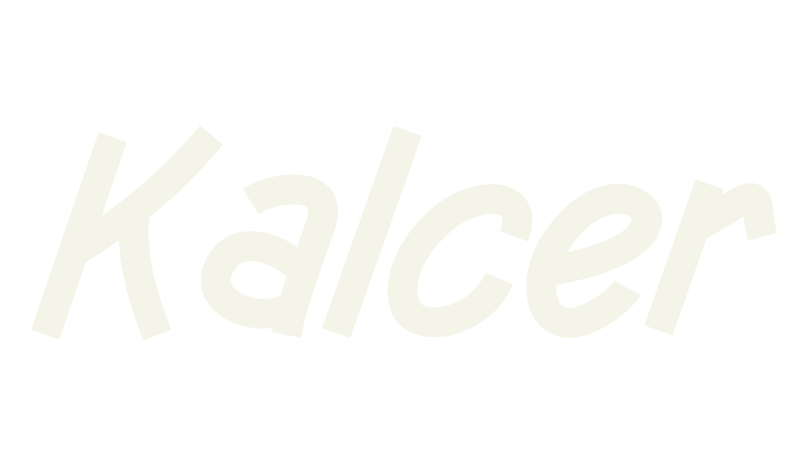 Kalcer, calligraphy font preview