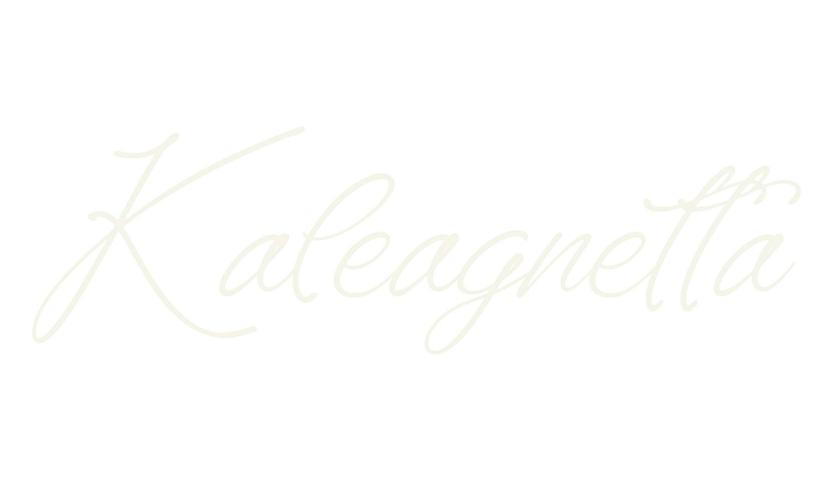 Kaleagnetta, cursive font preview