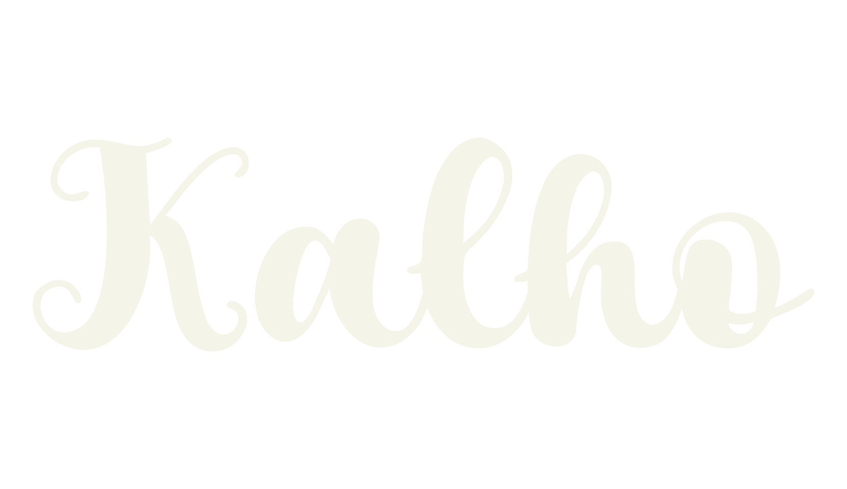 Kalho, fashion sign font preview