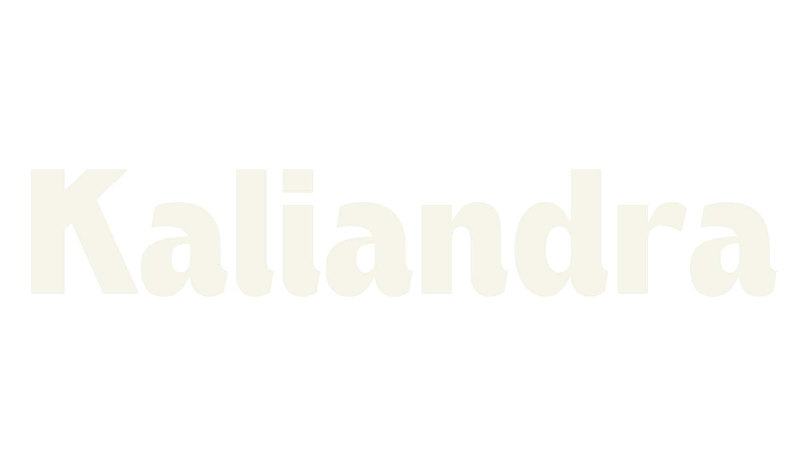 Kaliandra, sans serif font preview