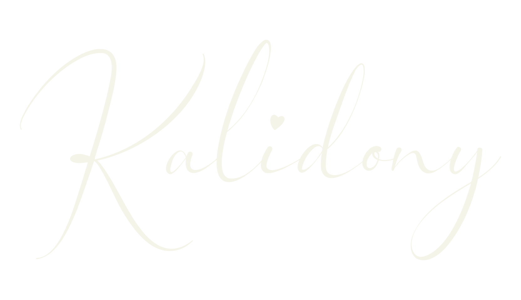 Kalidony, signature font preview