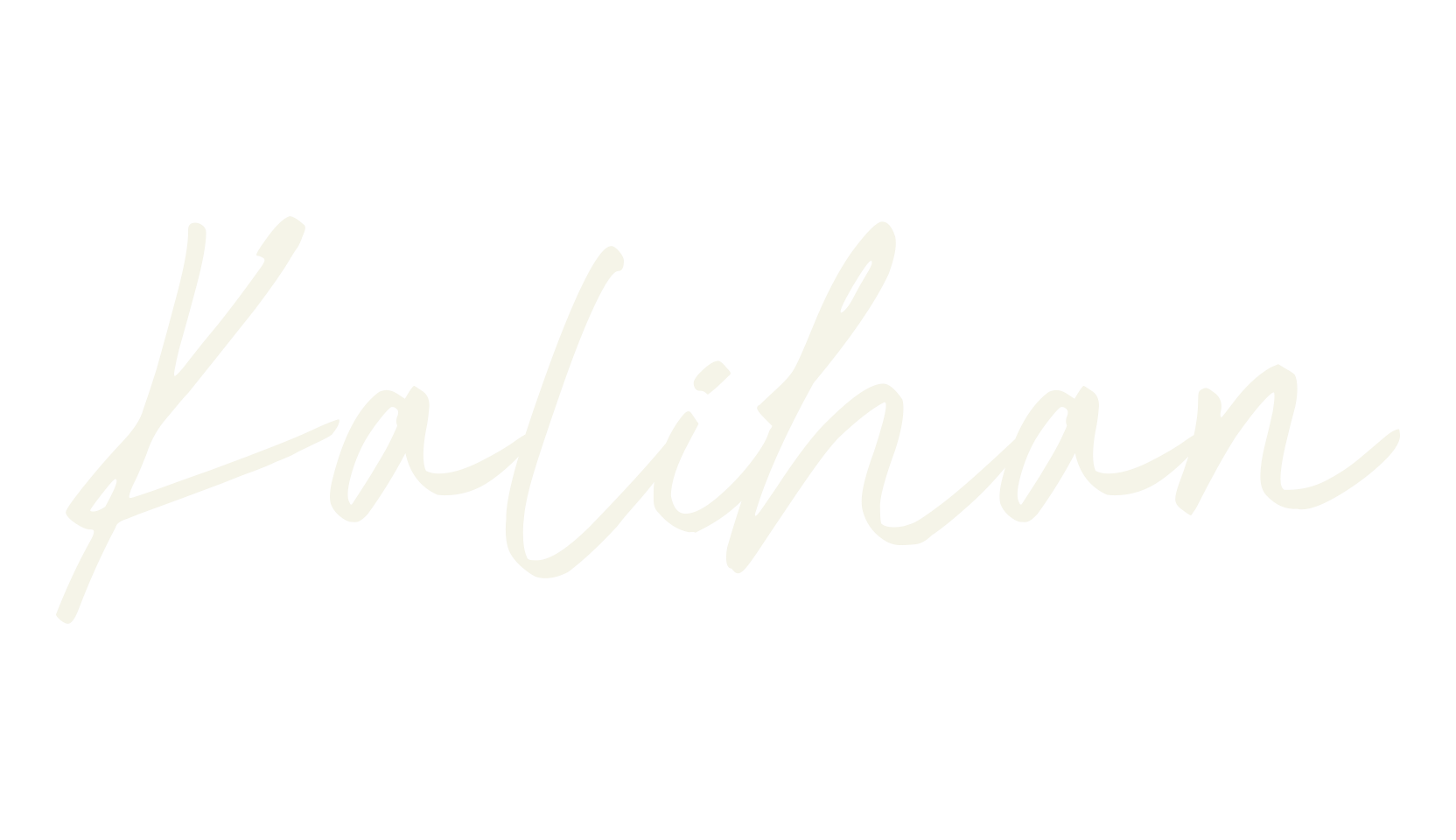 Kalihan, handwriting font preview