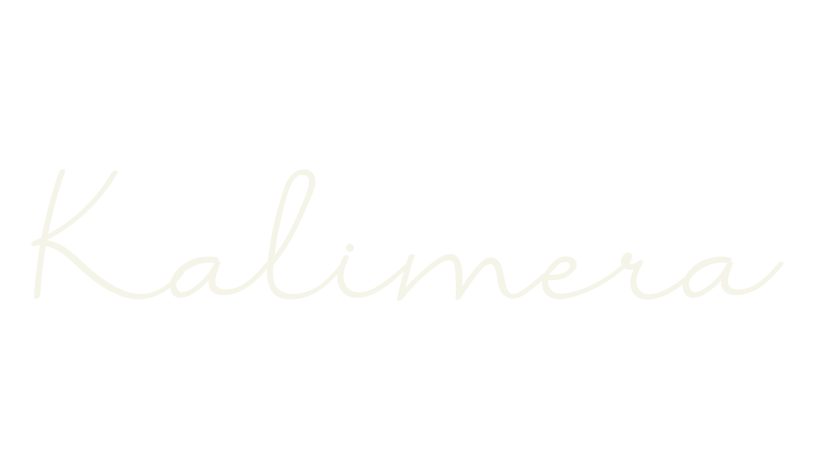 Kalimera, cursive font preview