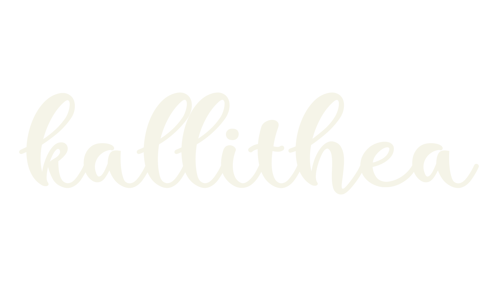 kallithea, modern calligraphy font preview