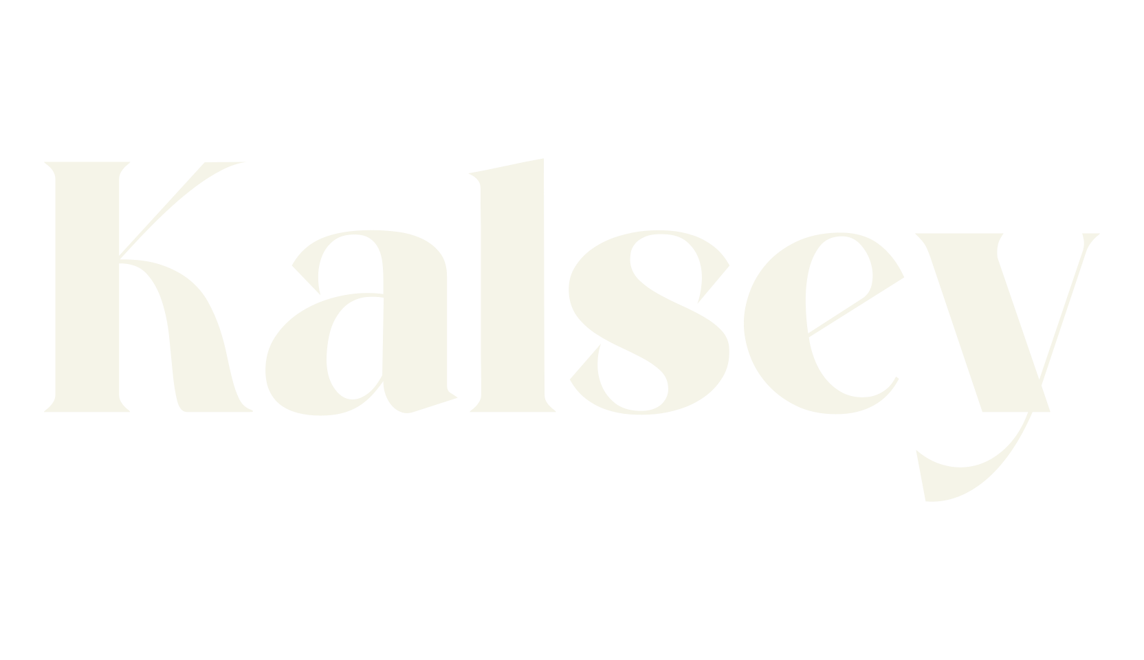 Kalsey, logo font preview