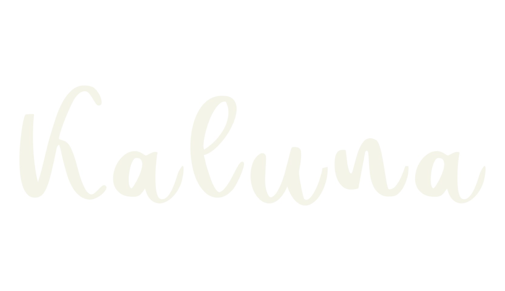 Kaluna, calligraphy font preview