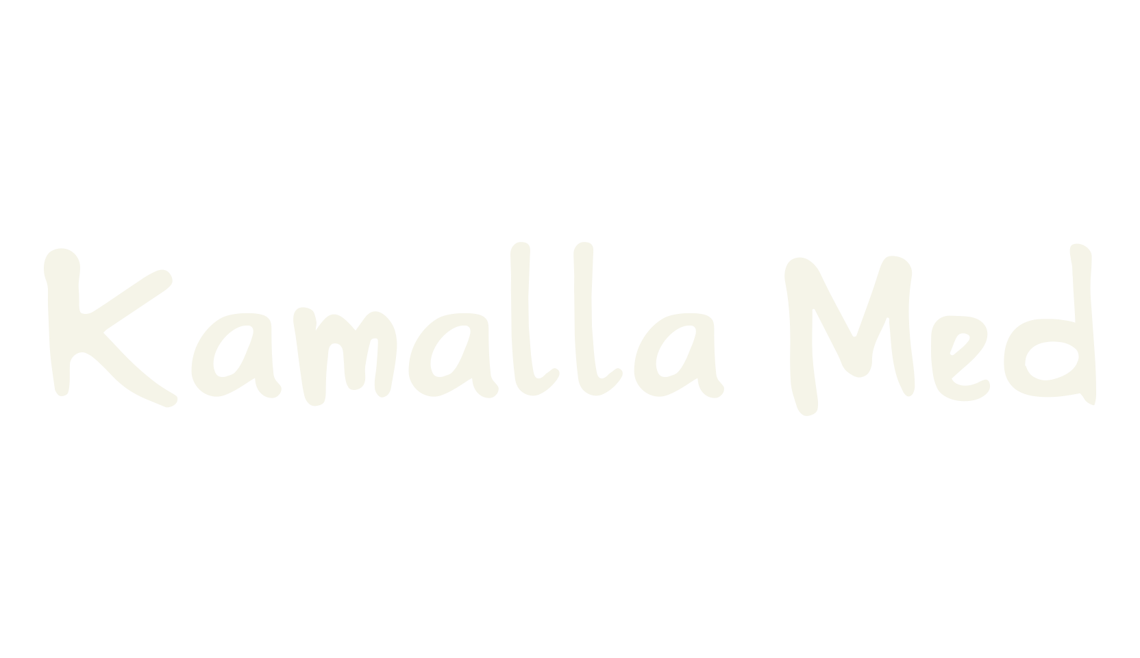 Kamalla Med, baby font preview