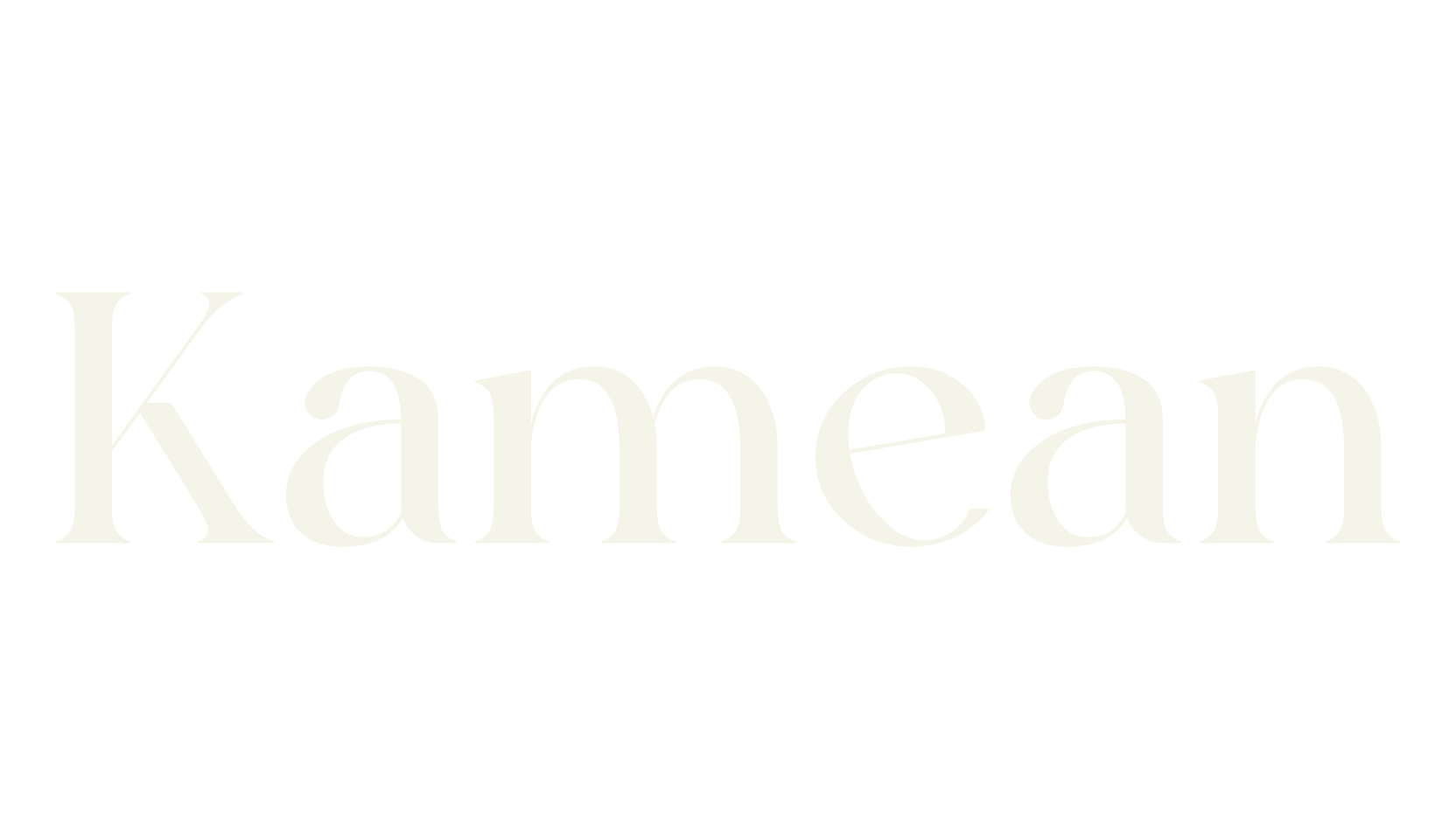 Kamean, fancy font preview