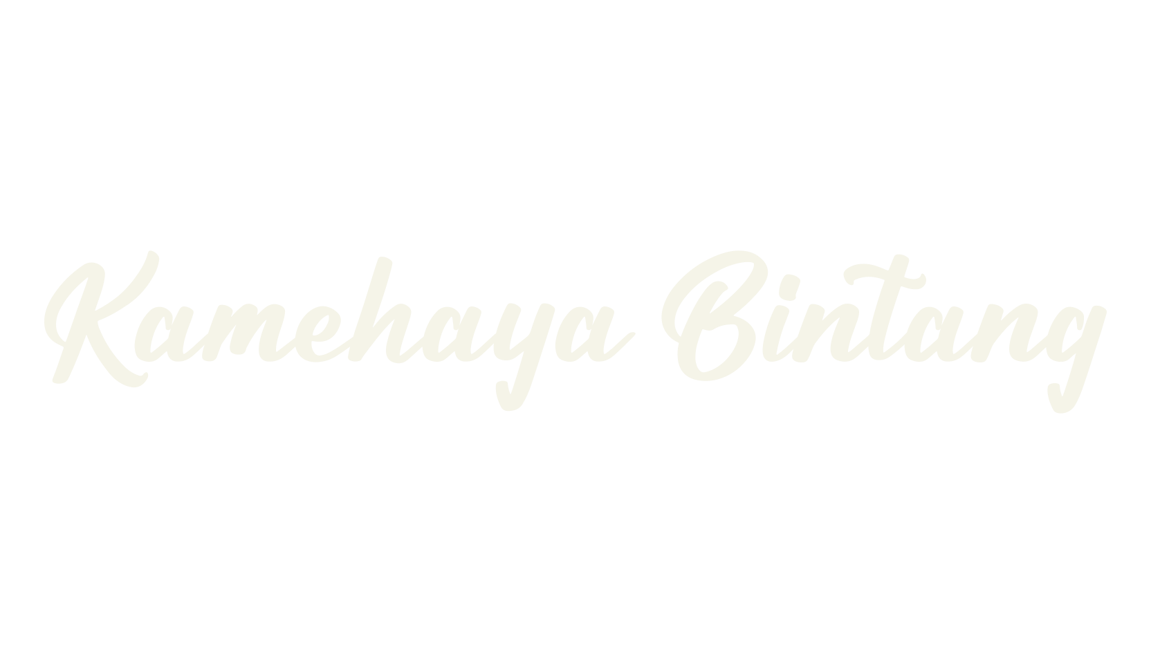 Kamehaya Bintang, procreate font preview