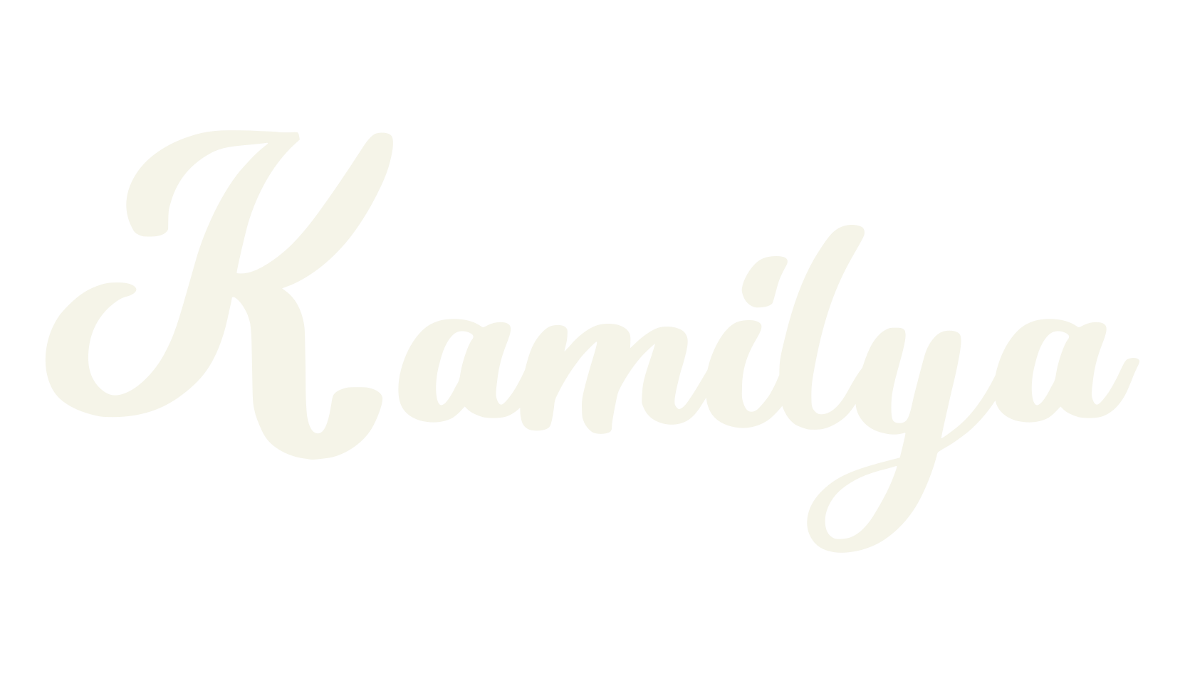 Kamilya, fashion script font preview