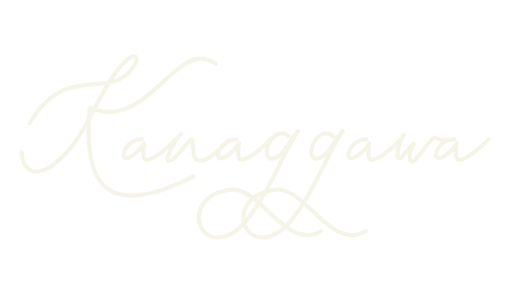 Kanaggawa, signature font preview