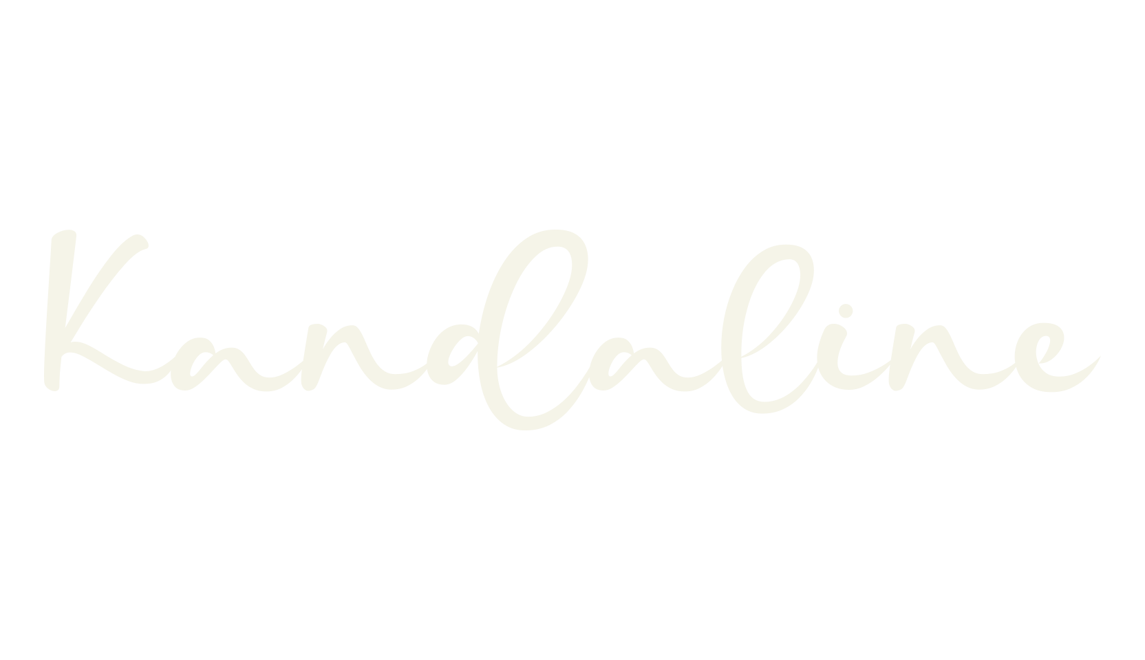 Kandaline, fashion script font preview
