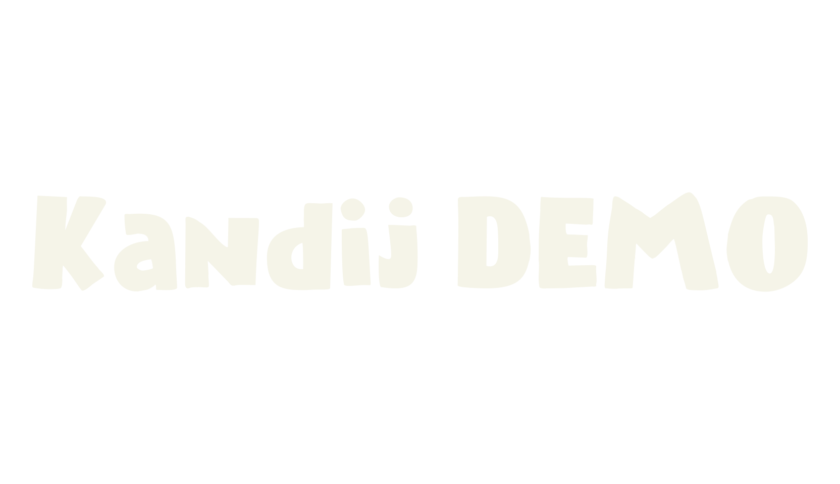 Kandij DEMO, display market font preview